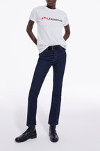 The Kooples - T-Shirt Logo Blanc - Femme