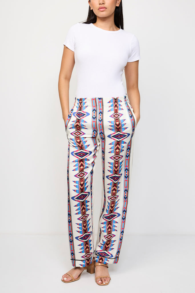 The Kooples - Pantalon Print Navajo - Femme