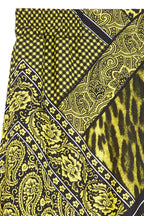 The Kooples - Pantalon Droit - Noir Et Vert Citron - Femme