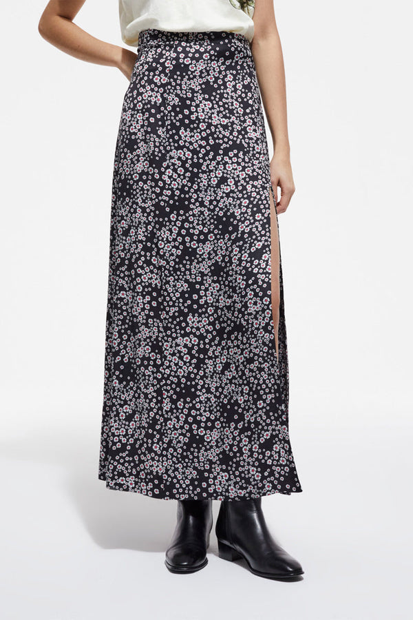 The Kooples - Jupe Longue Fleurie - Femme
