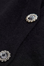 The Kooples - Cardigan Laine S/Manches Boutons Bijoux - Femme