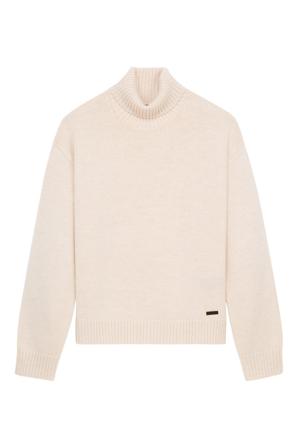 The Kooples - Pull Col Roule Uni - Femme