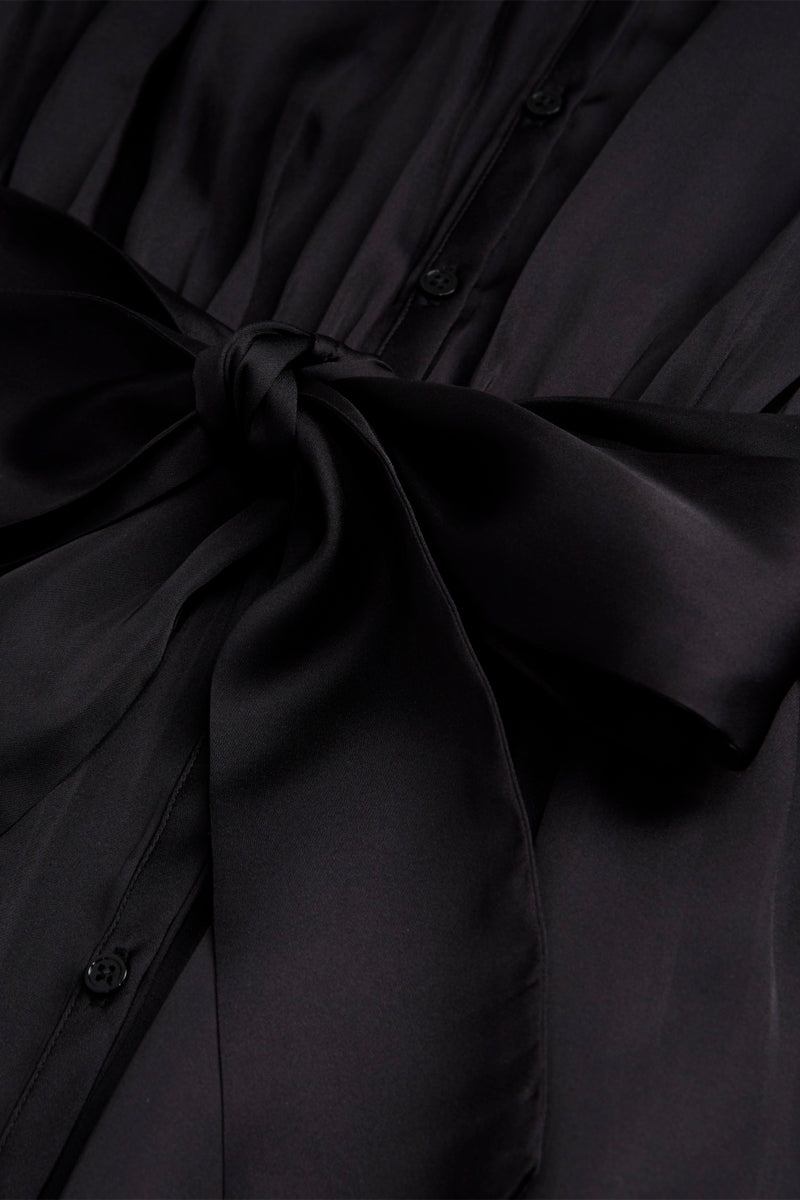The Kooples - Robe Chemise - Noir - Femme