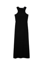 The Kooples - Robe Longue Léopard Noire - Femme