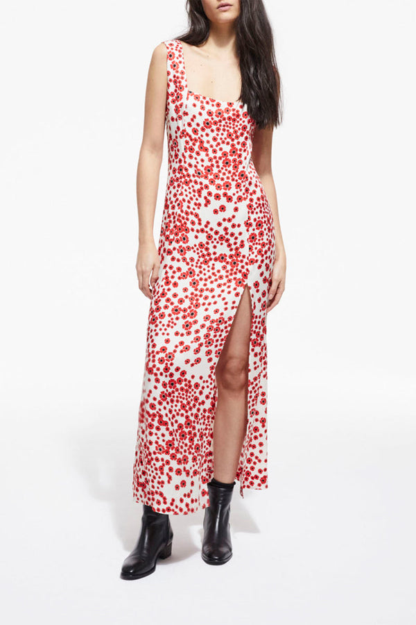 The Kooples - Robe Longue Fleurie - Femme