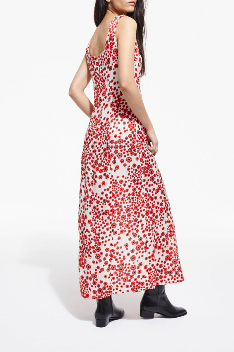 The Kooples - Robe Longue Fleurie - Femme