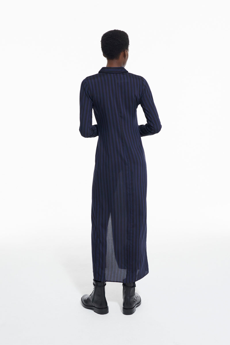 The Kooples - Robe Longue À Rayures - Femme