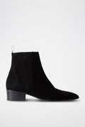 The Kooples - Bottines Chelsea En Nubuck - Noir - Femme