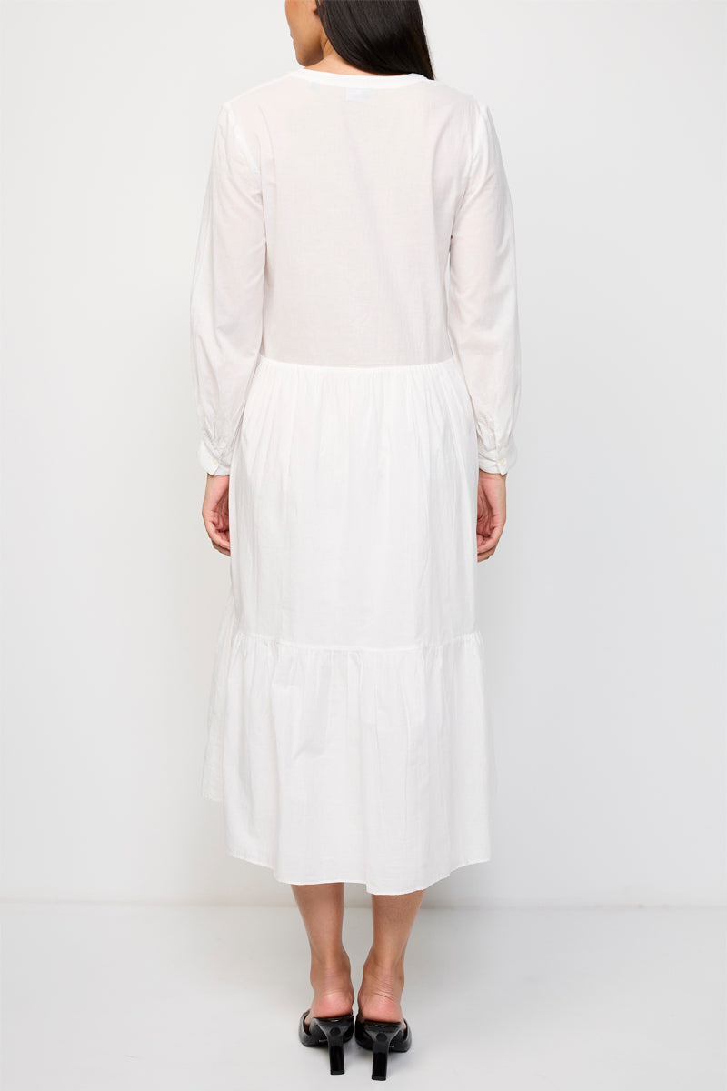 The Kooples - Robe Longue Voile De Coton Broderie Navajo - Femme