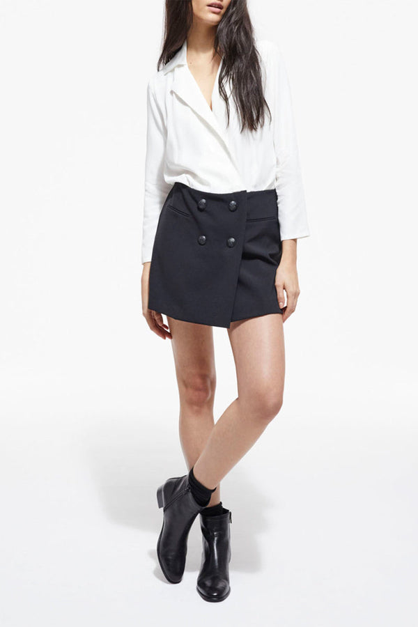 The Kooples - Robe Trompe-L’Œil - Blanc Et Noir - Femme