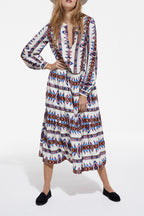 The Kooples - Robe Longue Imprimée - Femme