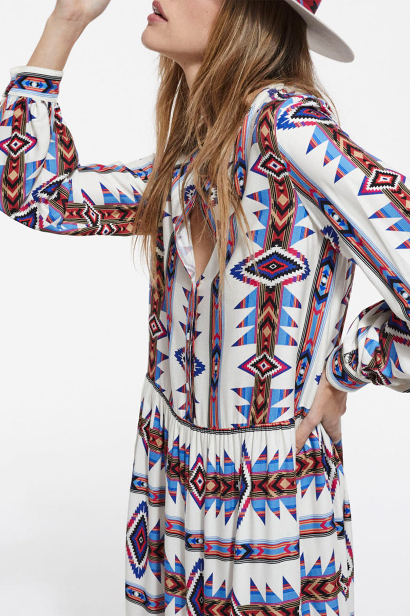 The Kooples - Robe Longue Imprimée - Femme