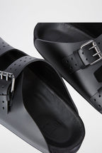 The Kooples - Mules En Cuir De Veau - Noir - Femme