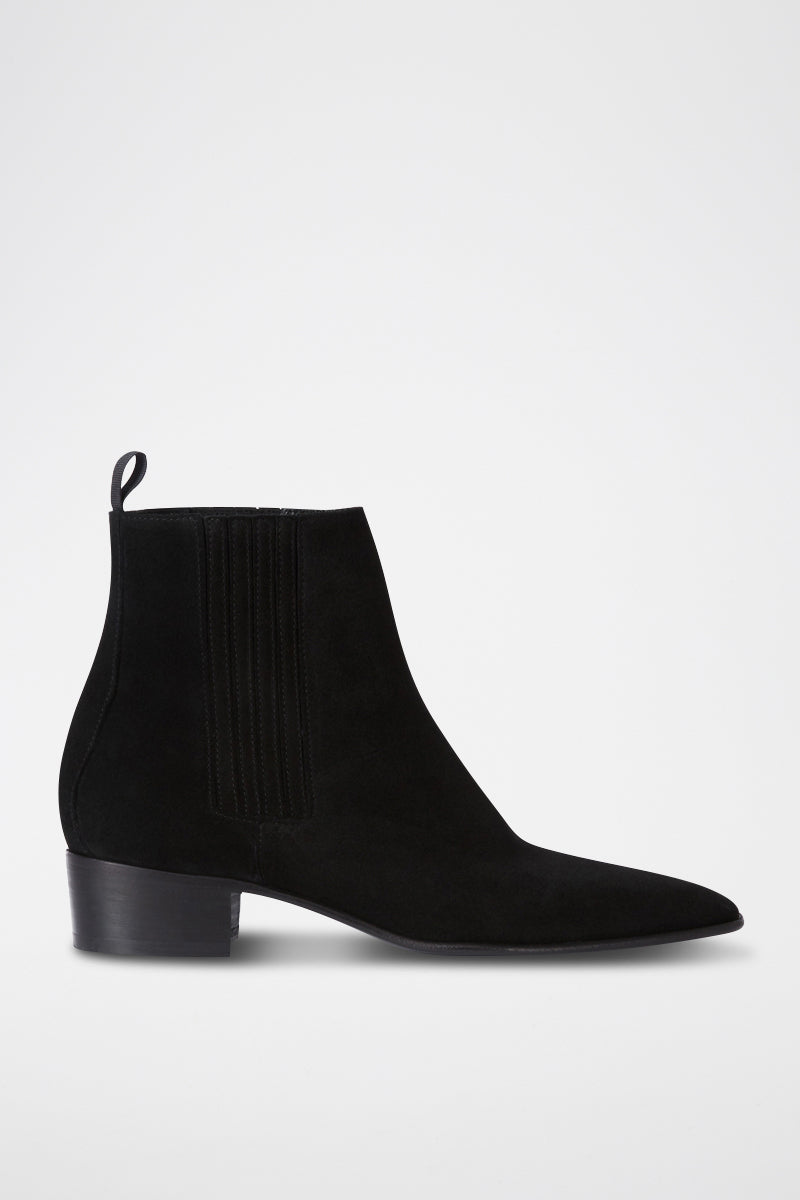 The Kooples - Boots En Nubuck - Noir - Homme