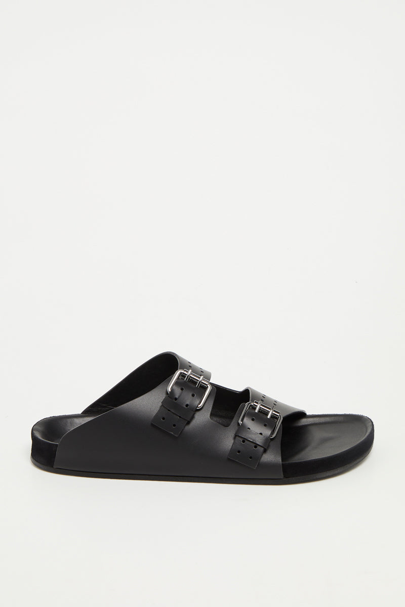 The Kooples - Sandales En Cuir De Veau - Noir - Homme