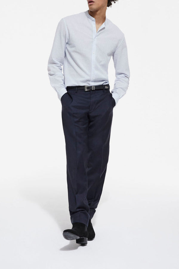 The Kooples - Chemise Col Mao É Rayures - Homme