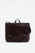 Le Tanneur - Sac Bandoulière En Cuir Gabriel - Café