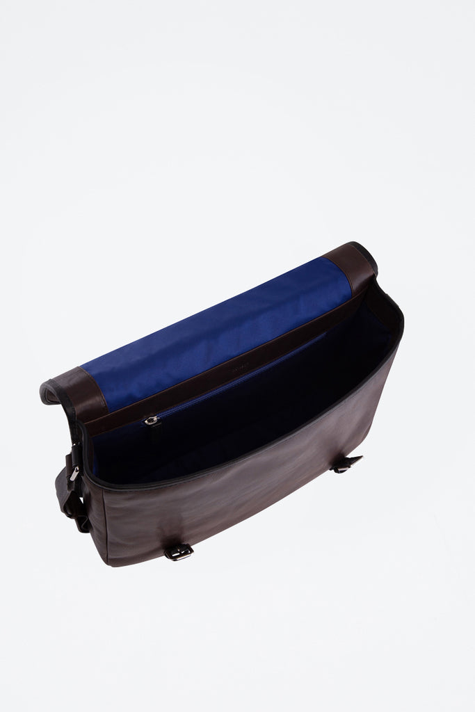 Le Tanneur - Sac Bandoulière En Cuir Gabriel - Café