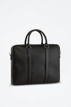 Le Tanneur - Porte-Documents Slim 14" Charles En Cuir - Noir
