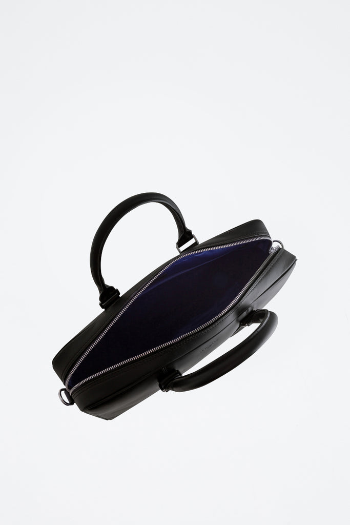 Le Tanneur - Porte-Documents Slim 14" Charles En Cuir - Noir