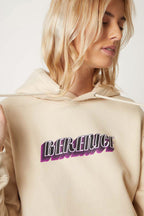 Sweat À Capuche Beige