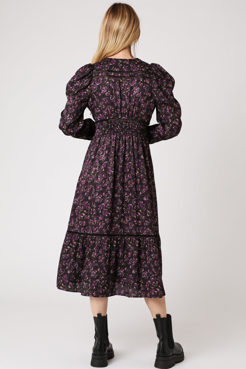 Robe Longue Manches Bouffantes - Bilbao