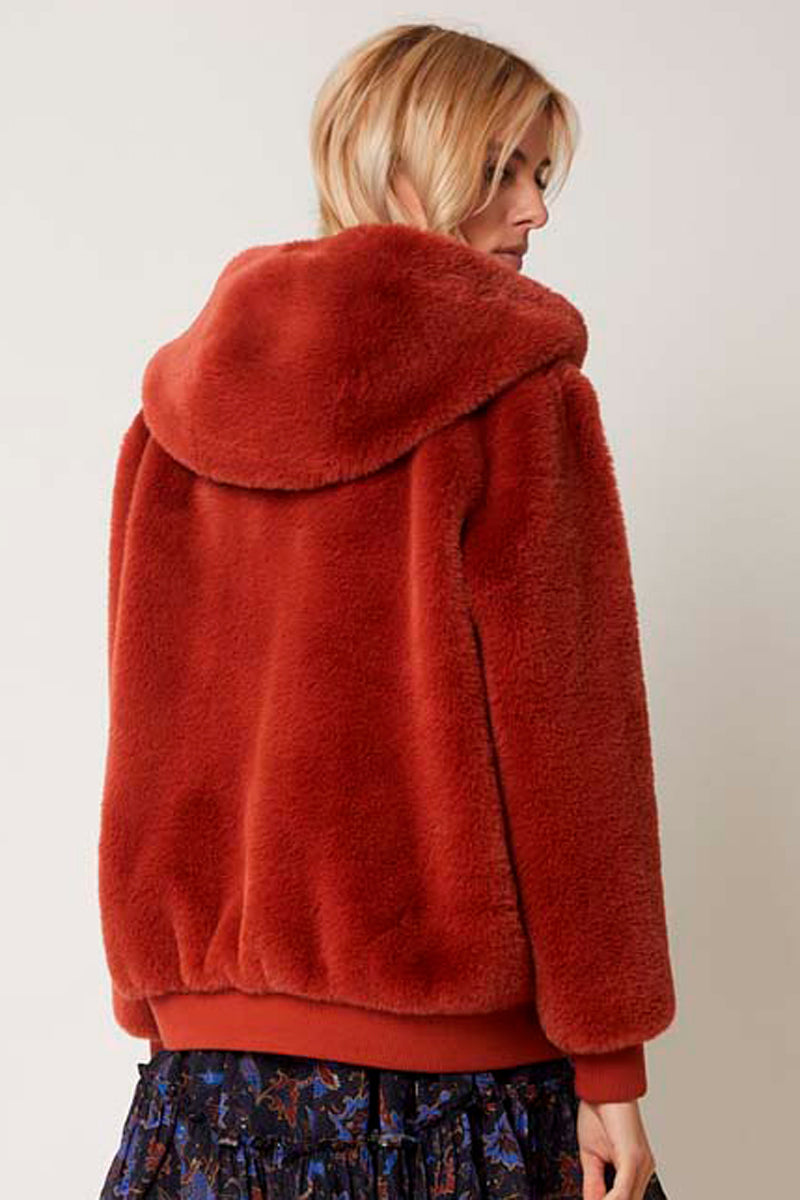 Veste À Capuche - Terracotta