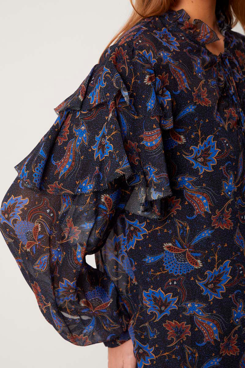 Blouse Col V - Phoenix