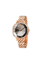 Swarovski - Montre À Quartz En Acier Ornée De Cristaux Swarovski Coktail - Doré Rose Et Noir