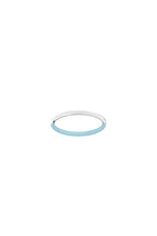 Swarovski - Jonc Orné De Cristaux Swarovski - Argenté Et Bleu