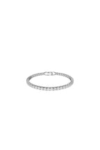 Swarovski - Bracelet Serti De Zircons Tennis Deluxe - Argenté Et Blanc
