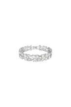 Swarovski - Bracelet Serti De Zircons Tennis Deluxe - Argenté Et Blanc