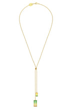 Swarovski - Collier Serti De Zircons Millenia Doré Et Vert