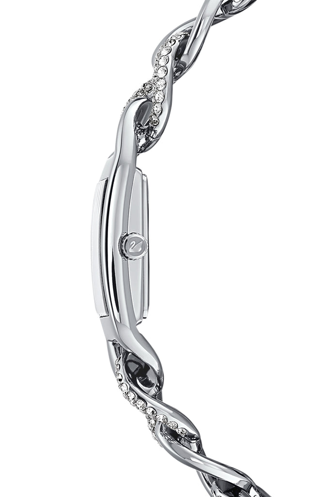 Swarovski - Montre Swiss Made En Acier Ornée De Cristaux Swarovski Cocktail - Argenté