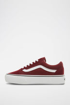 Baskets Plateformes En Cuir Old Skool Platform - Bordeaux - Mixte