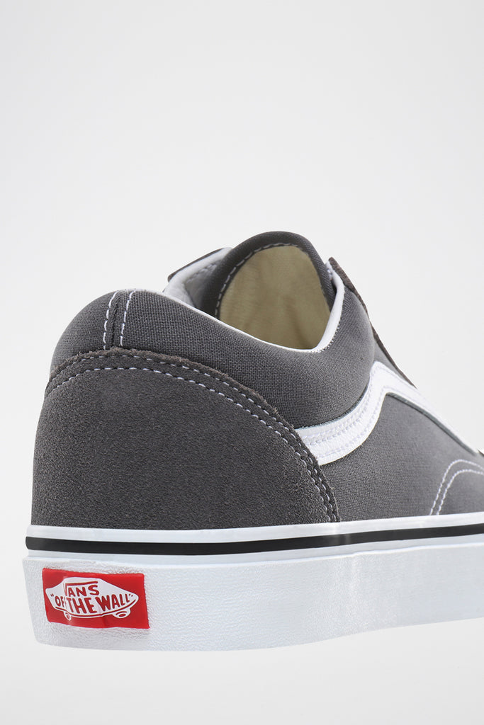 Baskets En Cuir Old Skool Anthracite - Mixte