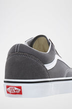 Baskets En Cuir Old Skool Anthracite - Mixte