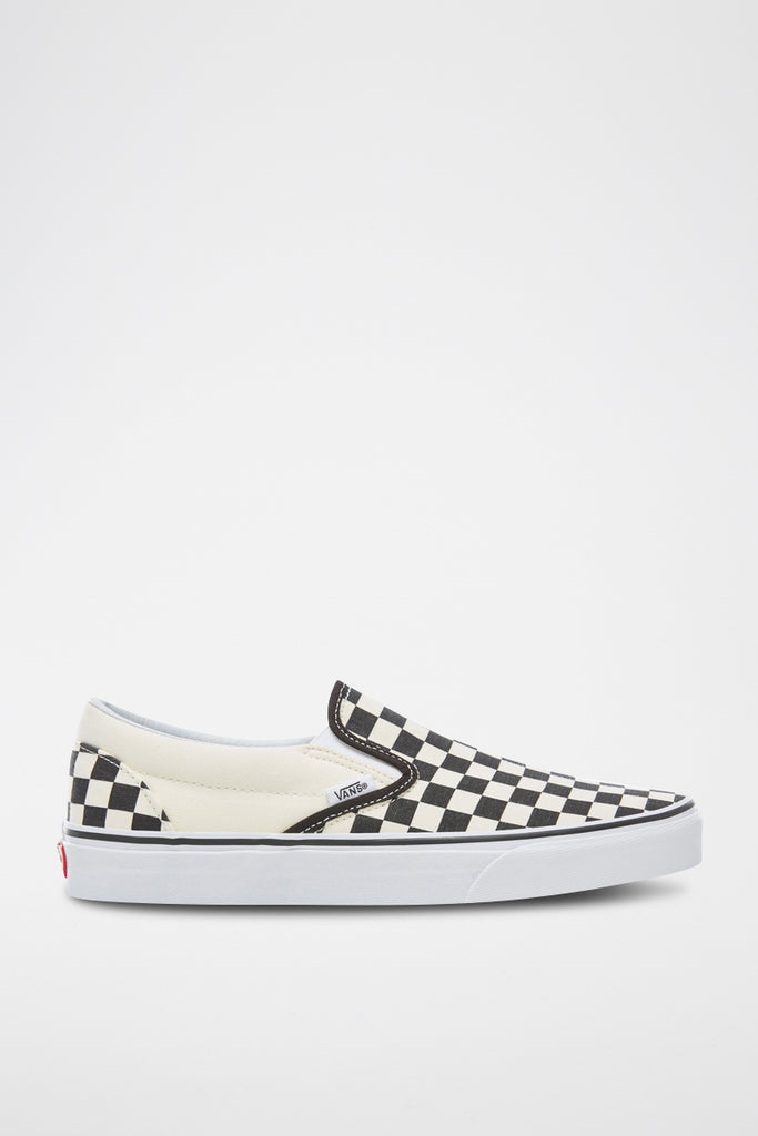 Baskets Classic Slip-On Blanc Et Noir - Mixte
