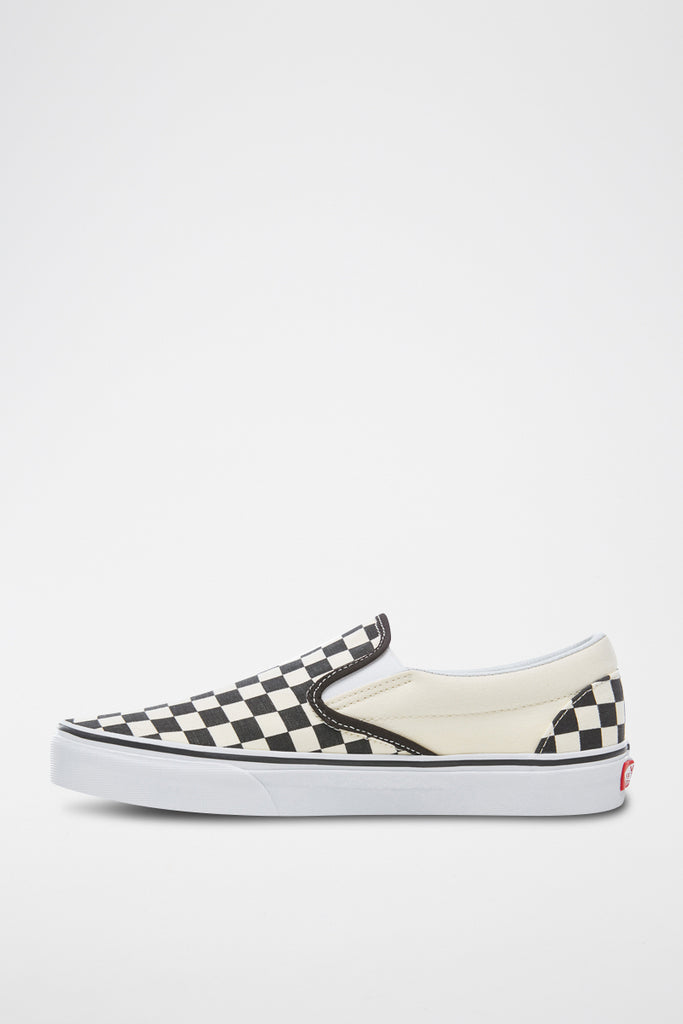 Baskets Classic Slip-On Blanc Et Noir - Mixte