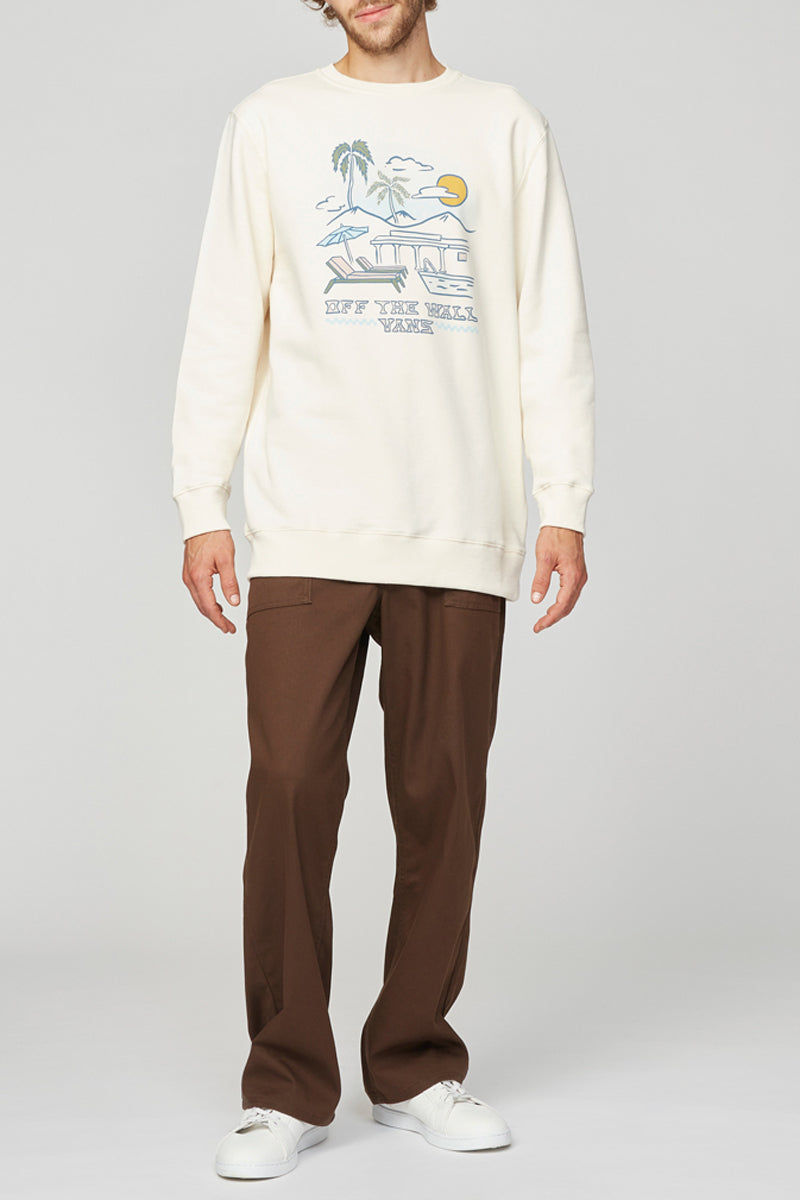 Sweat Resort Crew Ecru - Homme