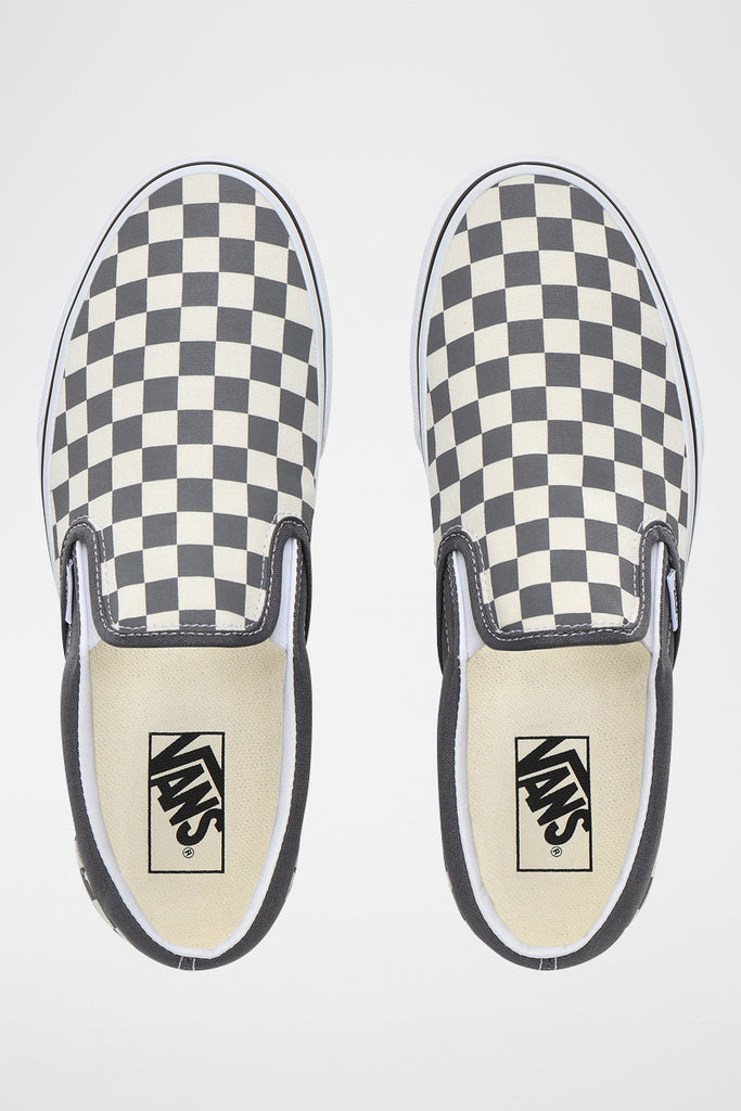 Slip-On Classic Gris Foncé Et Écru - Mixte
