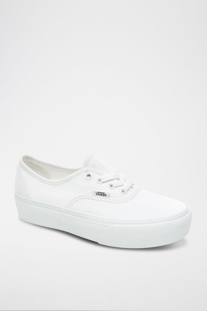 Baskets Plateformes Ua Authentic Blanc - Mixte