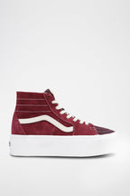 Baskets Plateformes En Cuir Sk8-Hi Tapered Stackfo - Bordeaux - Mixte