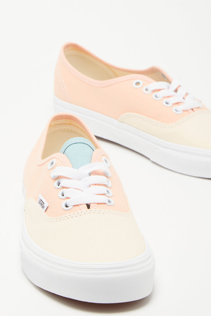 Baskets Authentic Saumon Et Beige - Mixte