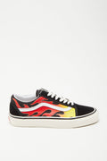 Baskets En Nubuck Ua Old Noir Et Rouge - Mixte