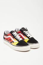 Baskets En Nubuck Ua Old Noir Et Rouge - Mixte