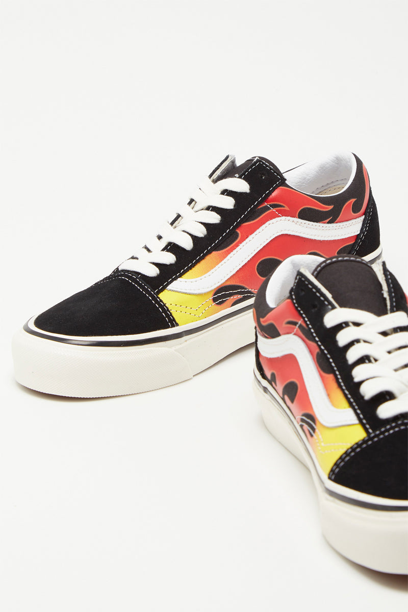 Baskets En Nubuck Ua Old Noir Et Rouge - Mixte