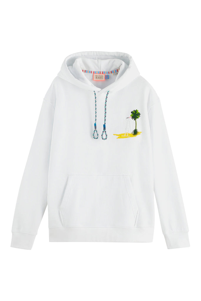 Scotch & Soda - Sweat En Coton Biologique Blanc - Homme