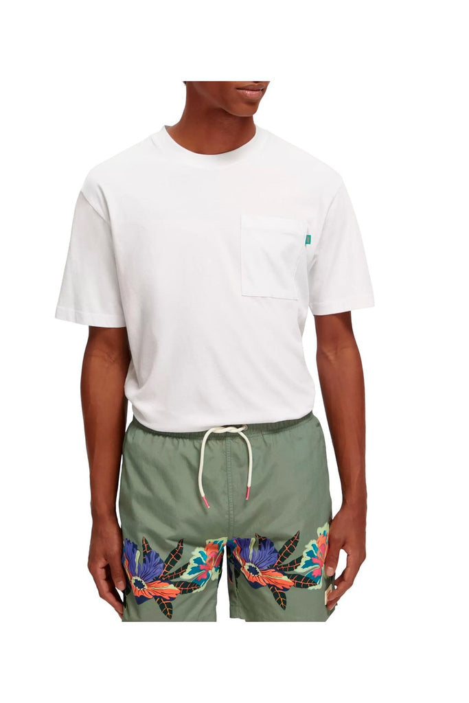 Scotch & Soda - T-Shirt En Coton Biologique Blanc - Homme