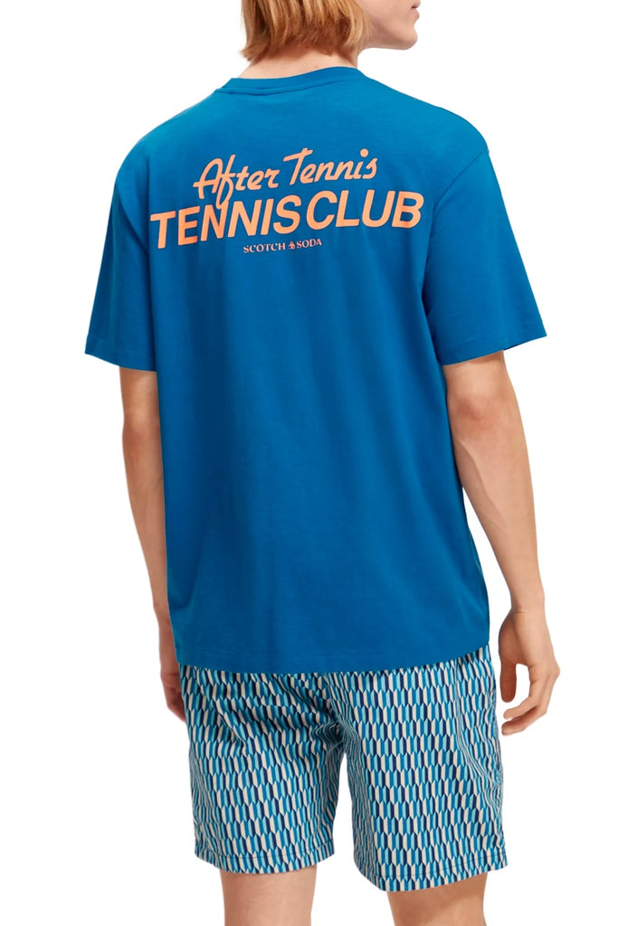 Scotch & Soda - T-Shirt Bleu Roi - Homme